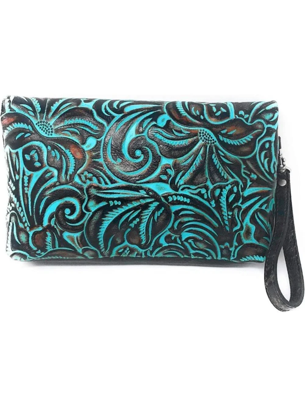 Chic Fold-Over Wristlet Clutch | Stylish Travel Accessory & Evening Bag